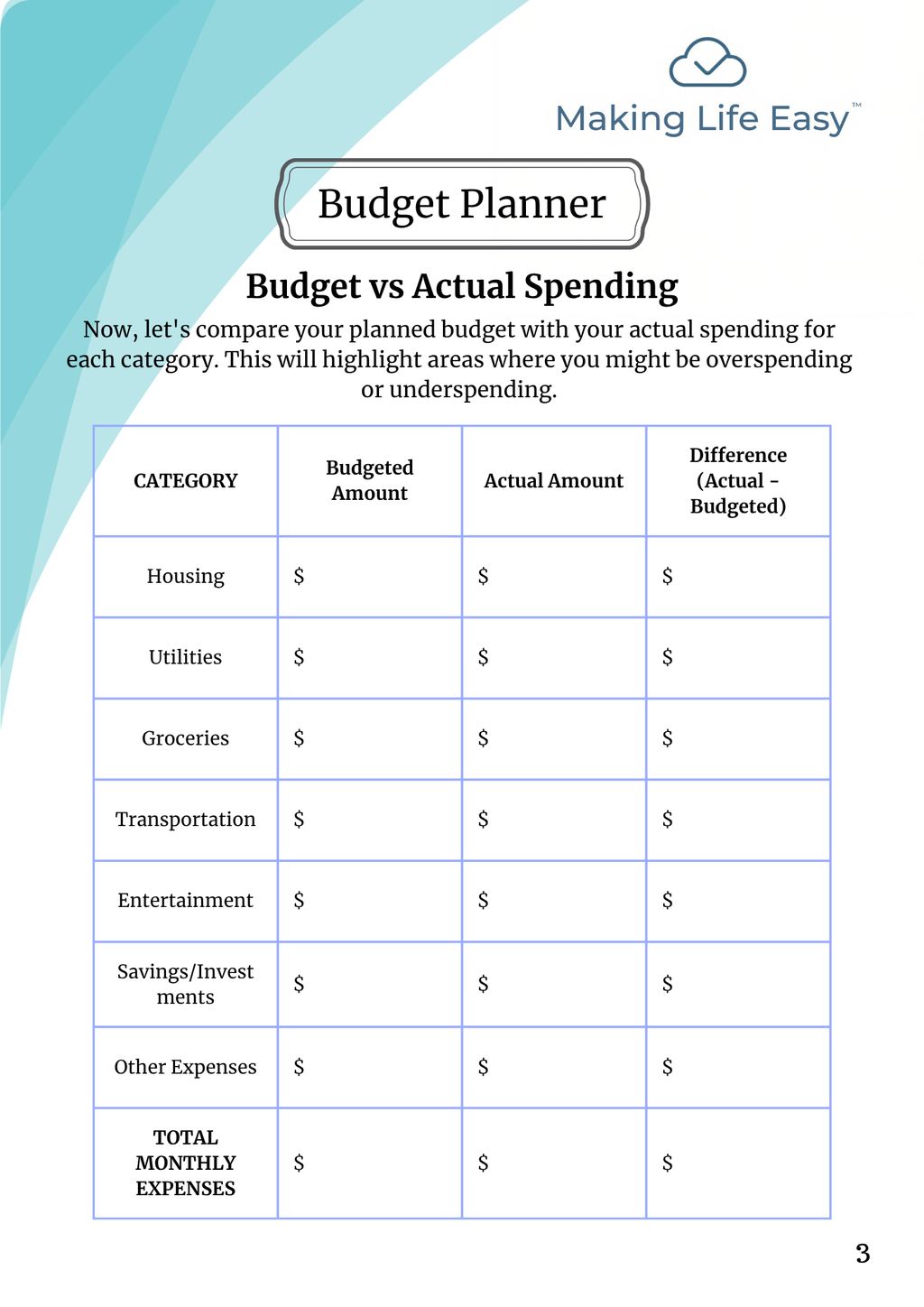 Budget Planner