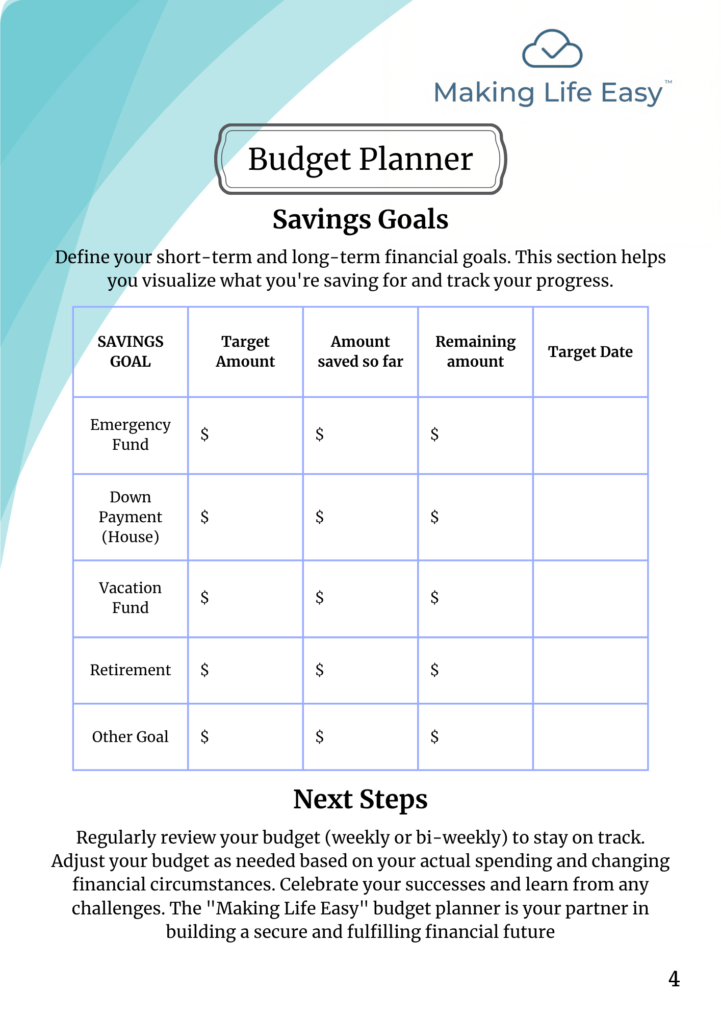 Budget Planner